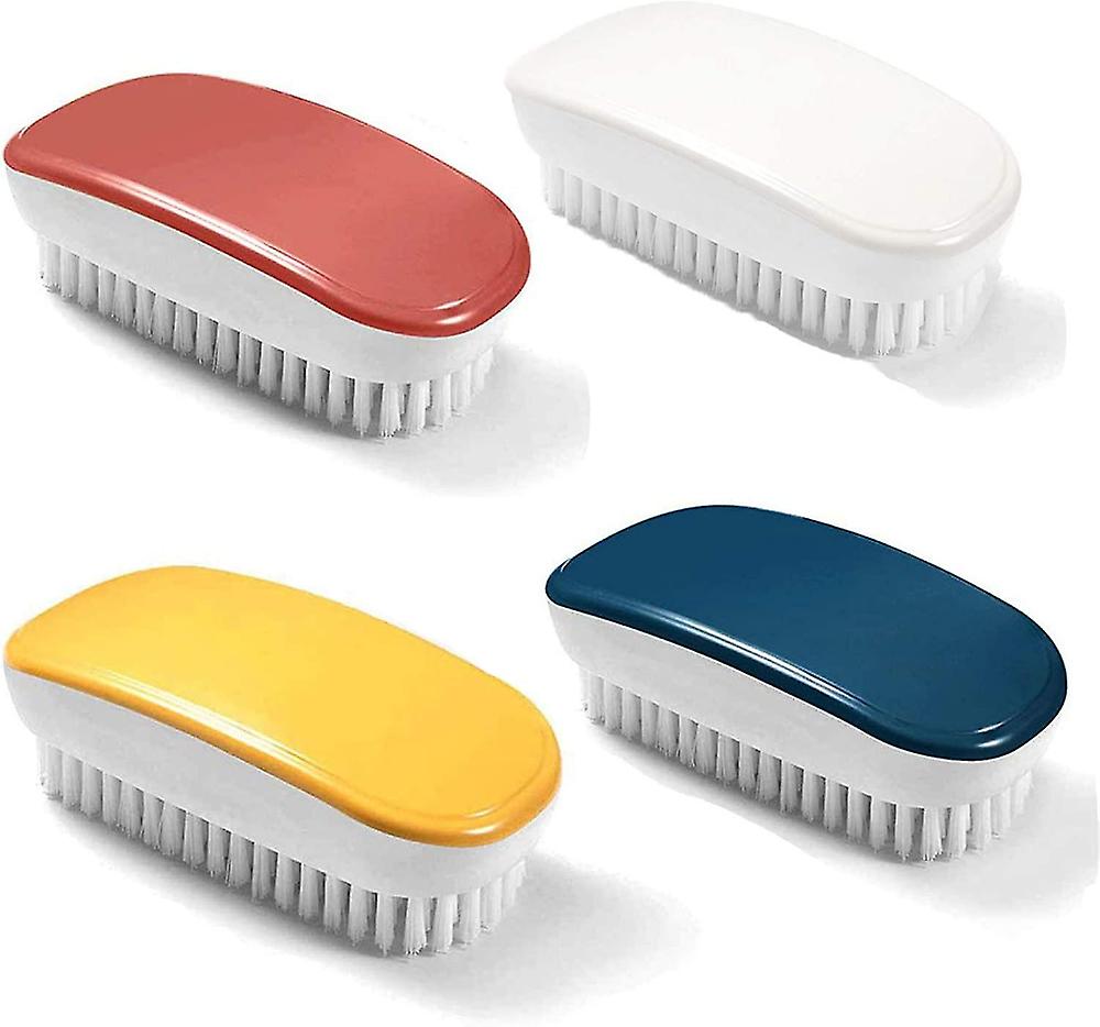 Brightly Colored Hand Wash Brush,4 Piece