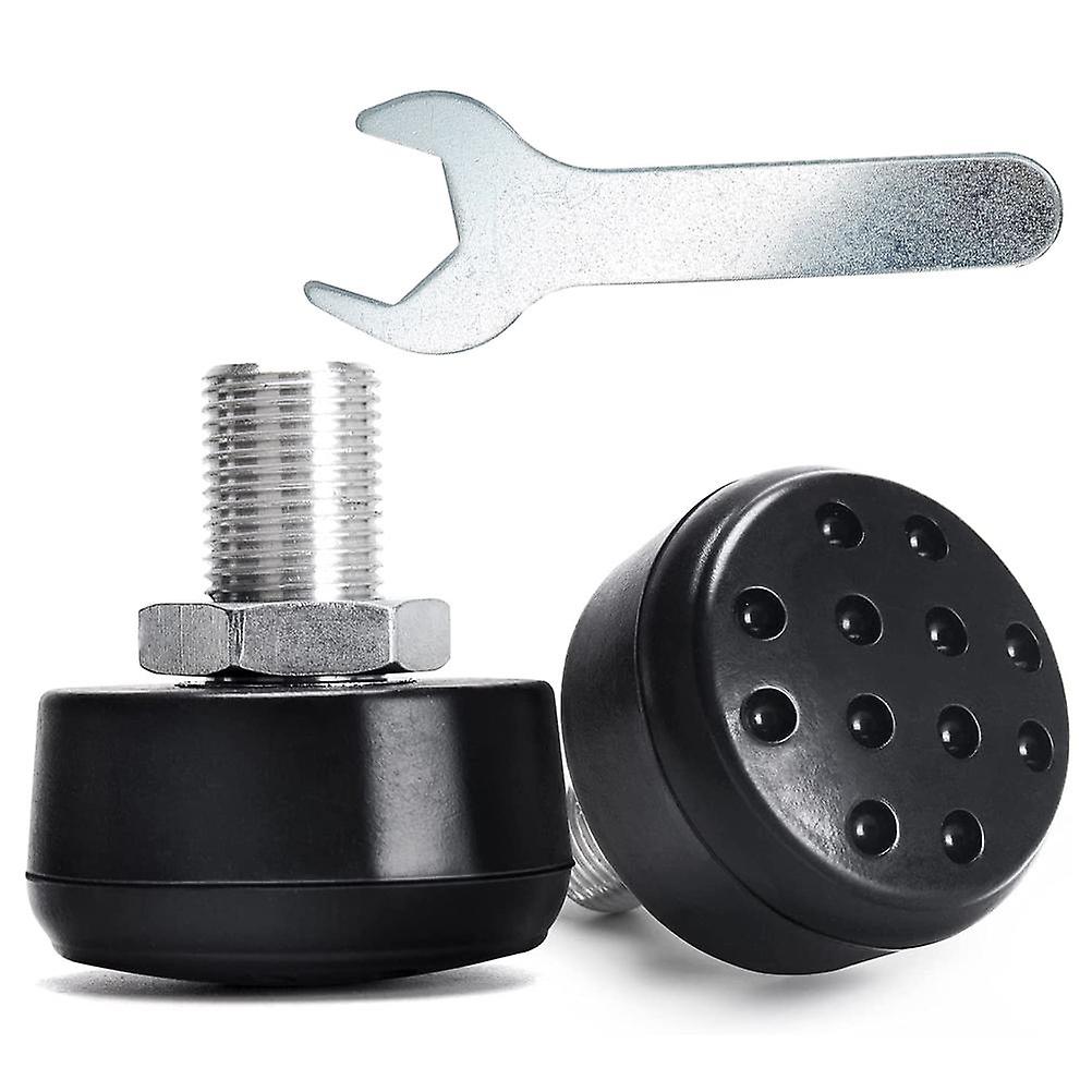 2-Pack 85A Toe Stops with 9/16in Adjustable Brake & Wrench for Quad Skates