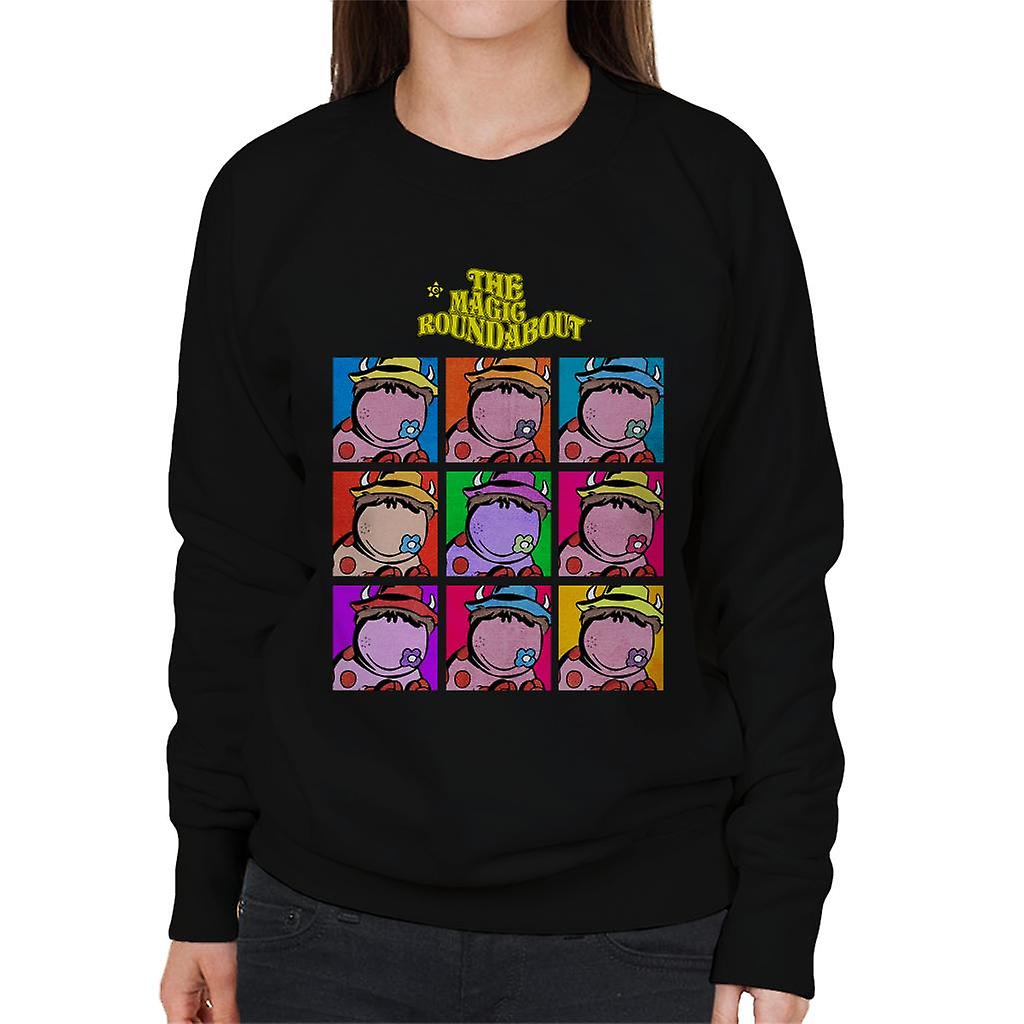 The Magic Roundabout Ermintrude Pop Art Women's Sweatshirt