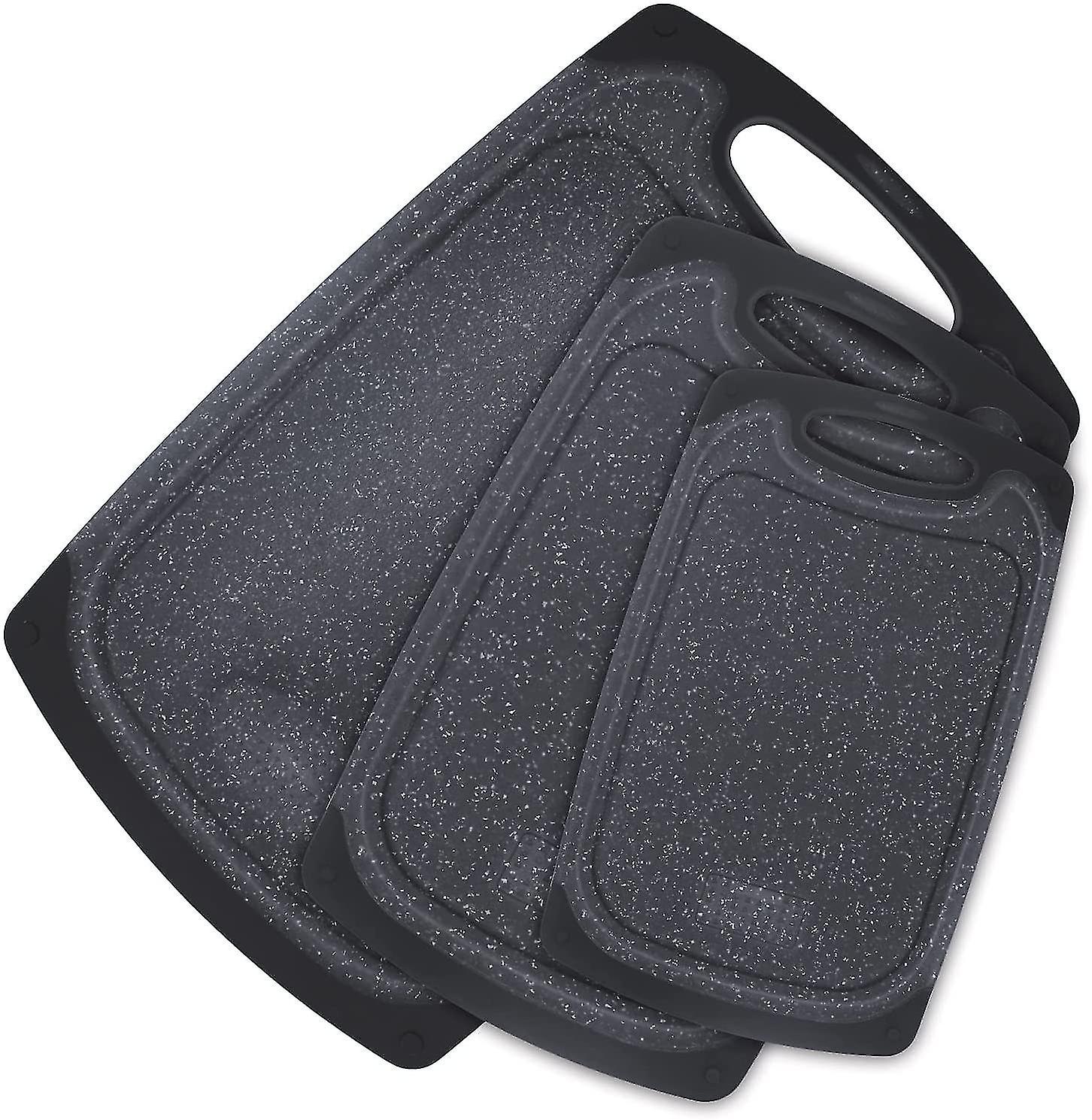 Küchenschneidebrett (3er-Set), professionelle Schneidebretter Sets, spülmaschinenfeste Schneidebretter Wi