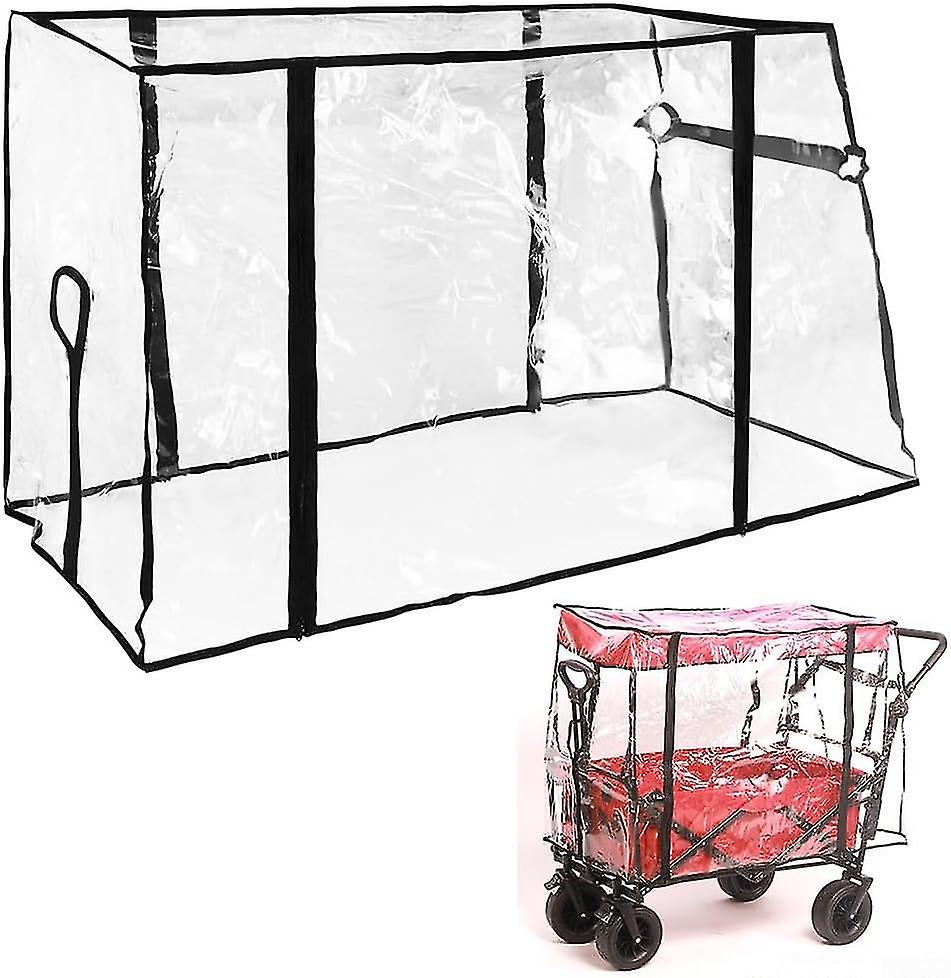 غطاء المطر عربة ، مظلة غطاء المطر عربة الدفع والسحب ، مرفق مظلة عربة قابلة للطي ، مناسبة لغطاء عربة نزهة التخييم في الهواء الطلق (عربة غير مدرجة