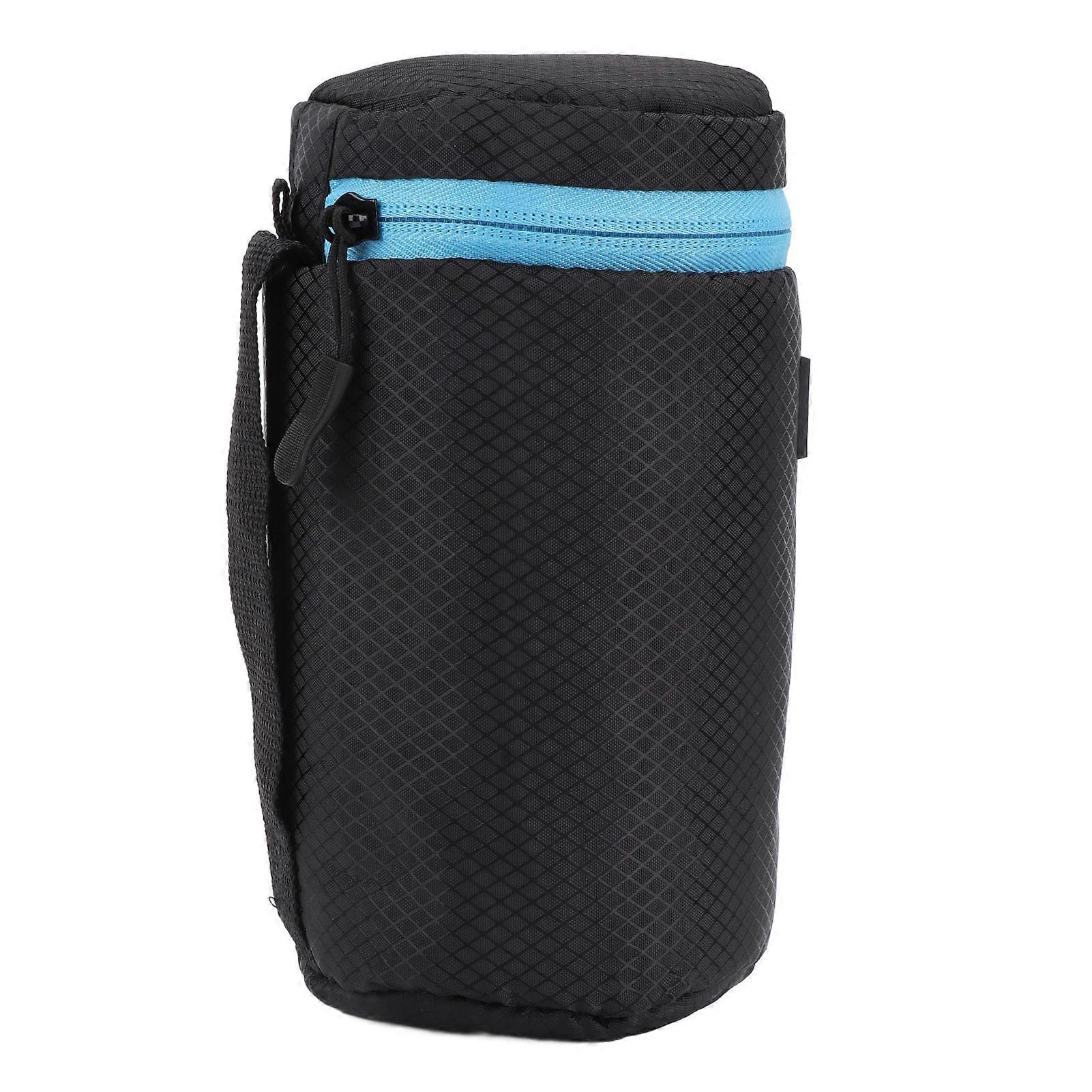 Camera Lens Protective Pouch Neoprene Waterproof Lens Case Bag with Zipper for DSLR Camera M 