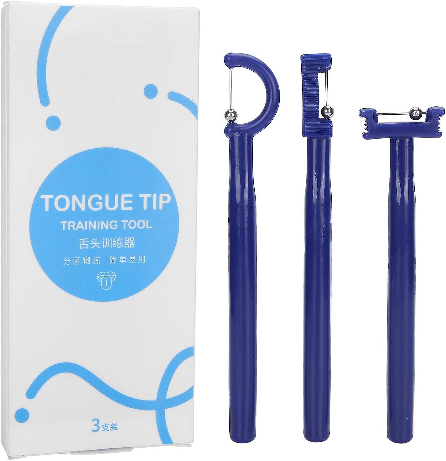3Pcs Tongue Tip Exercise Tools, Tongue Occupational & Physical Aids Muscle Training Set Lifting Oral
