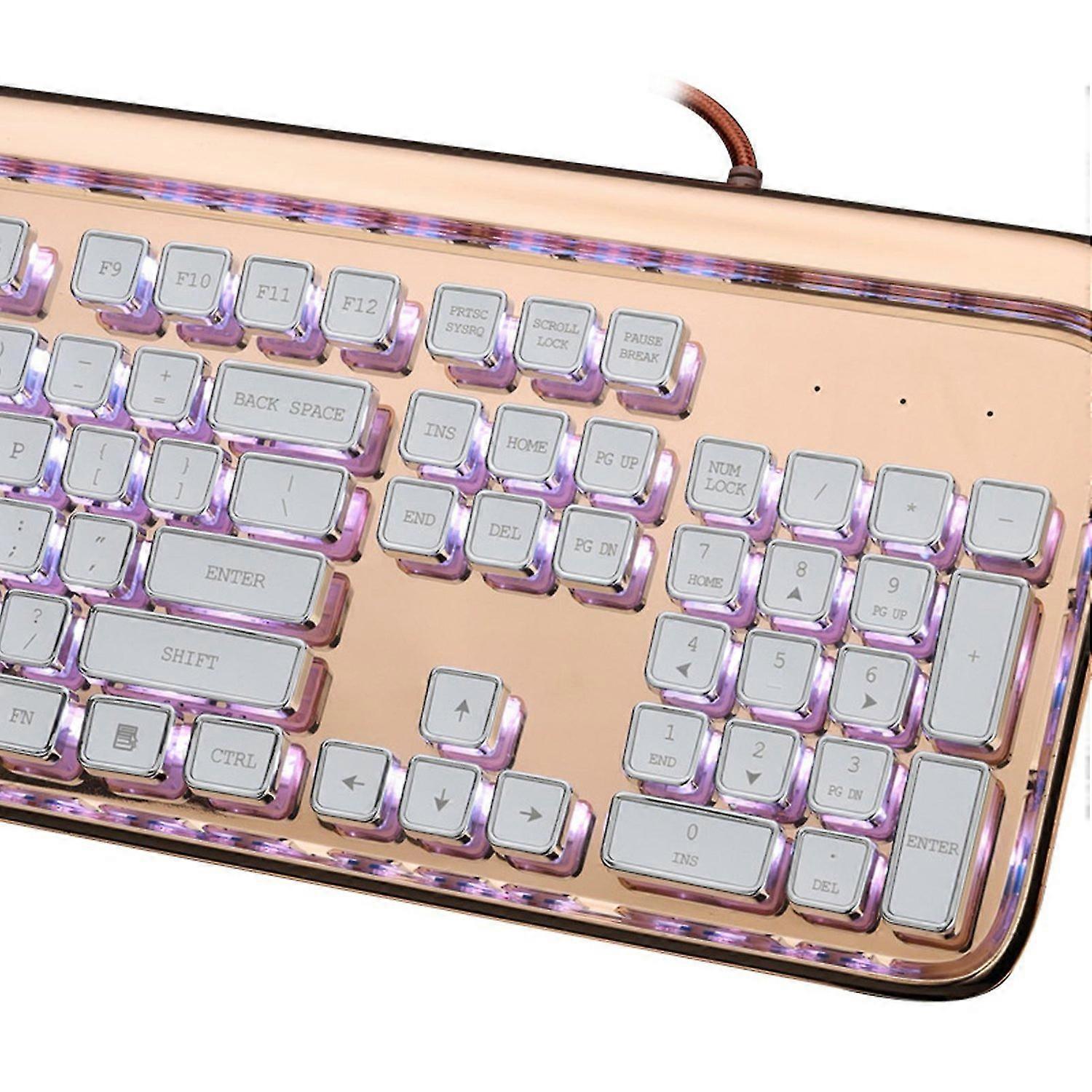 104Pcs Backlight Key Caps Replacement Tool for Cross Shaft Mechanical Keyboard