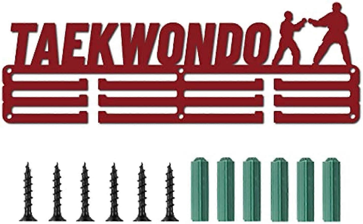1set Taekwondo Sport Medals Display Wall Mount Hanger s for Badge 3 Rung Medalist Runner