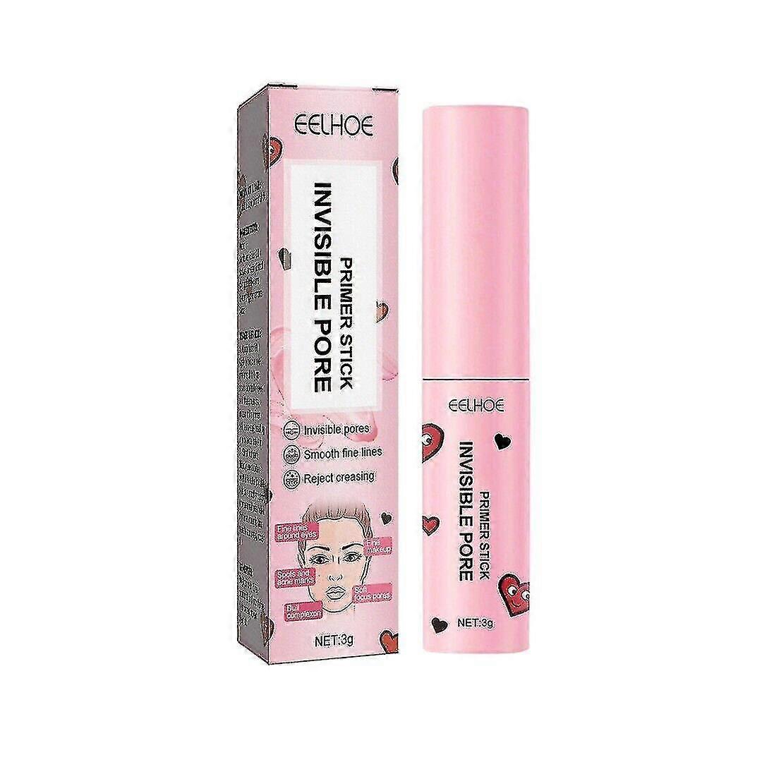 Invisible Pore Primer Stick Face Pore Eraser Imperméable à l’eau Base de maquillage