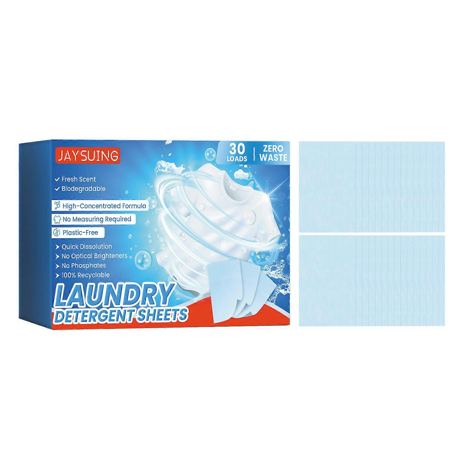 Jaysuing vasketøj Dyb rengøring Tøj Olie Plet Meldug Punkt MultiPurpose Rengøring Og Vask Tabletter 30stk