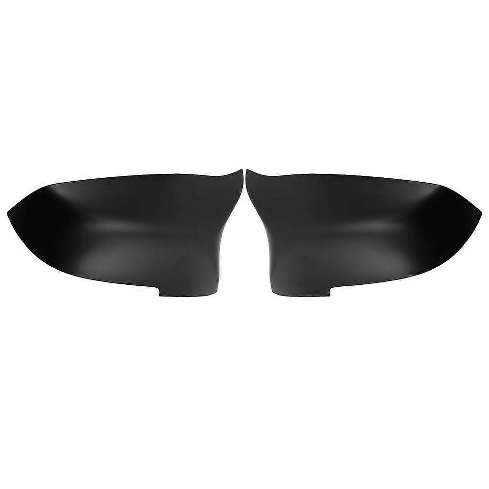 1 Pair Car Rearview Mirror Cover Fit for 5 6 7 Series F10 F11 F06 F07 F12 F13 F01 (Matte Black) E2U475