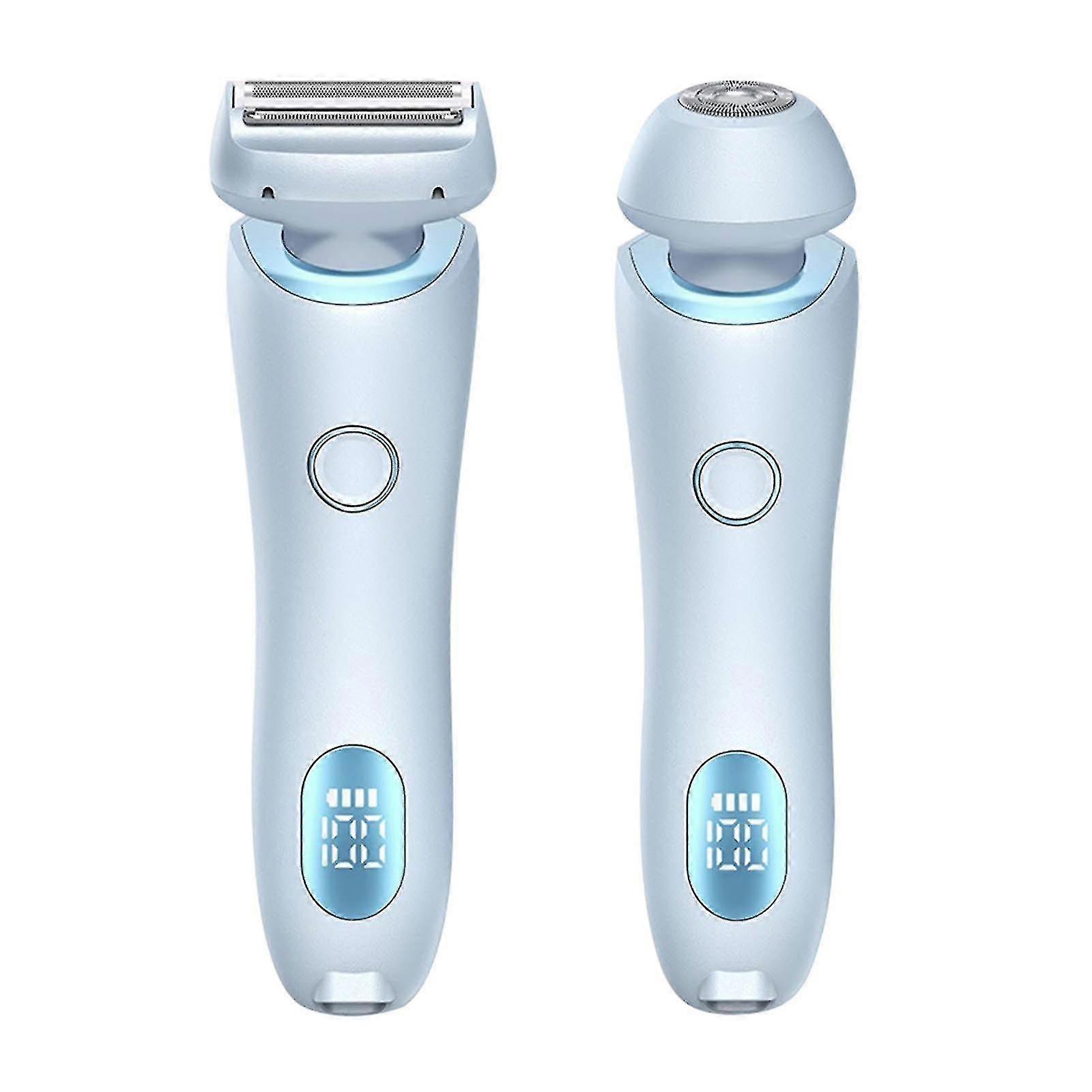 New 2-in-1 Shaver With Display Screen Hair Removal Device For Women's Armpit And Pubic Hair Removal Device