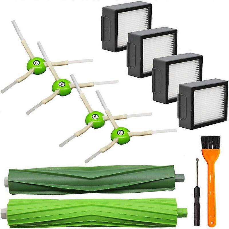 iRobot Roomba E & I Series Pices de rechange Accessoires irobot Roomba i7 i6 i3 E5 E6, 4 filtres, 4 brosses latrales, 1 paire de brosses d'aspirateur