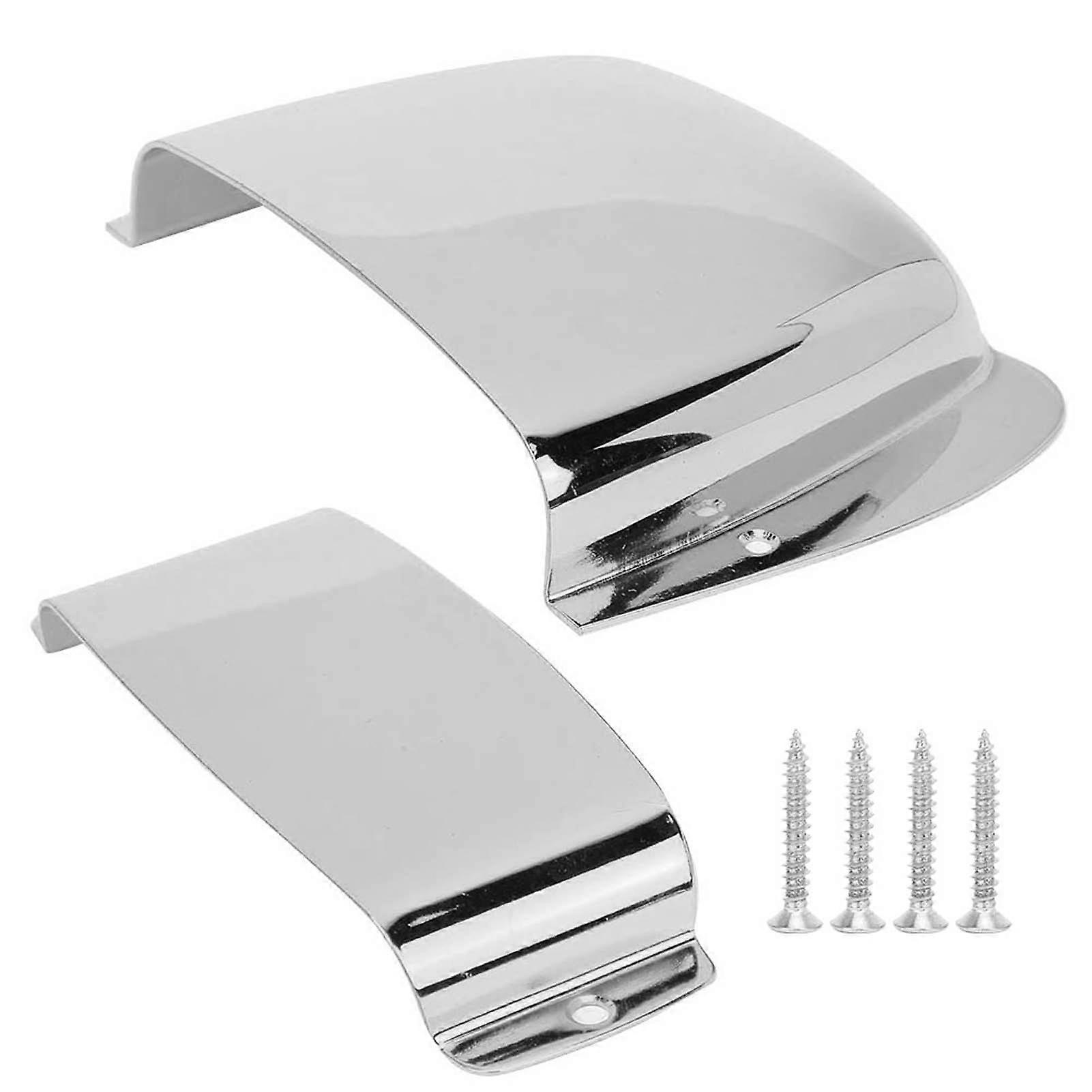 ピックアップブリッジカバーセット 亜鉛合金ベース保護カバー PBエレクトリックベースギター用 シルバー