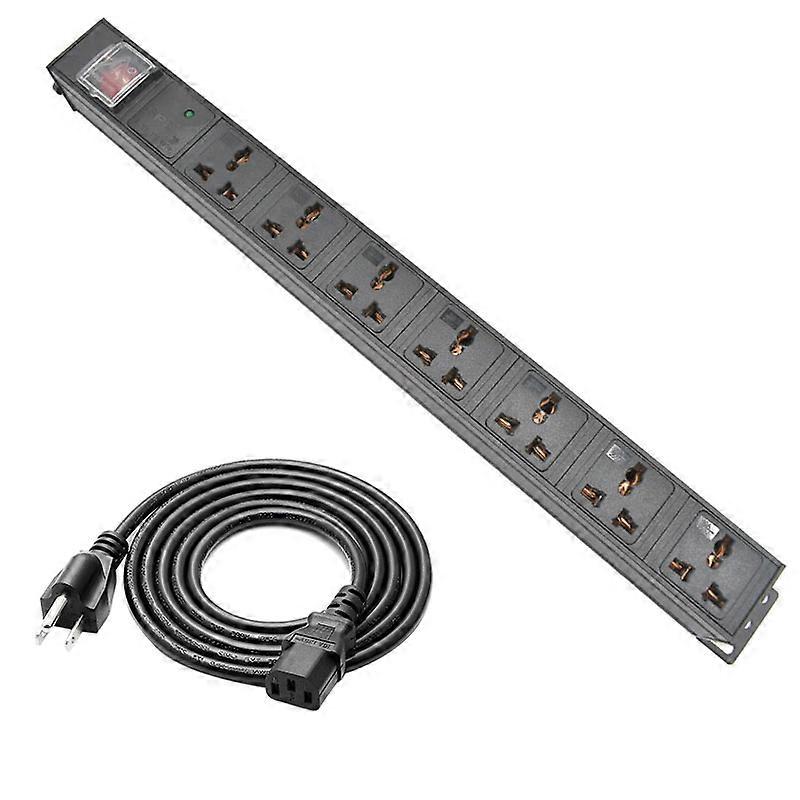 SPD PDU Power Strip with 7 Universal Outlets, Switch Control, C13 Wireless/AU/UK/US/EU Interface