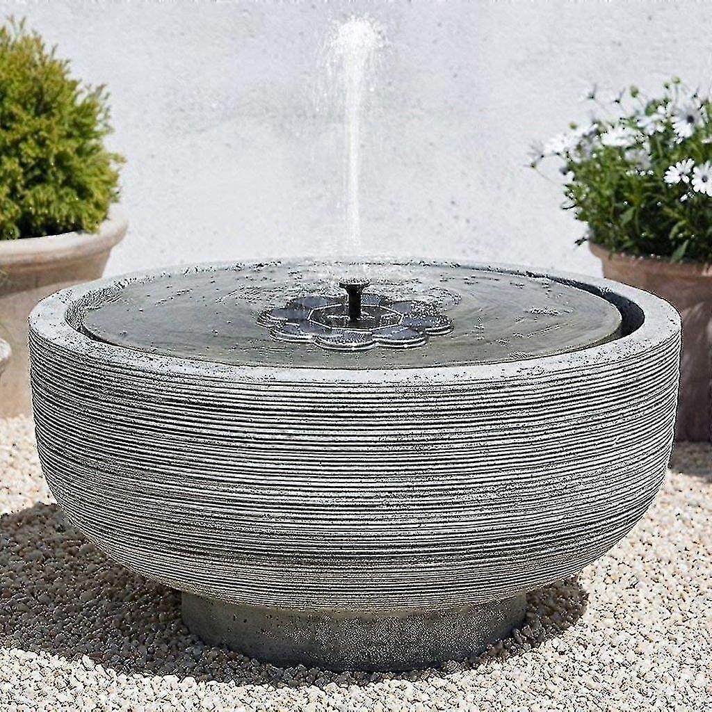 نافورة شمسية جديدة ، 1.5w حمام الطيور نافورة حديقة الديكور ، حديقة الديكور نافورة الطاقة الشمسية ، لبركة صغيرة في الهواء الطلق