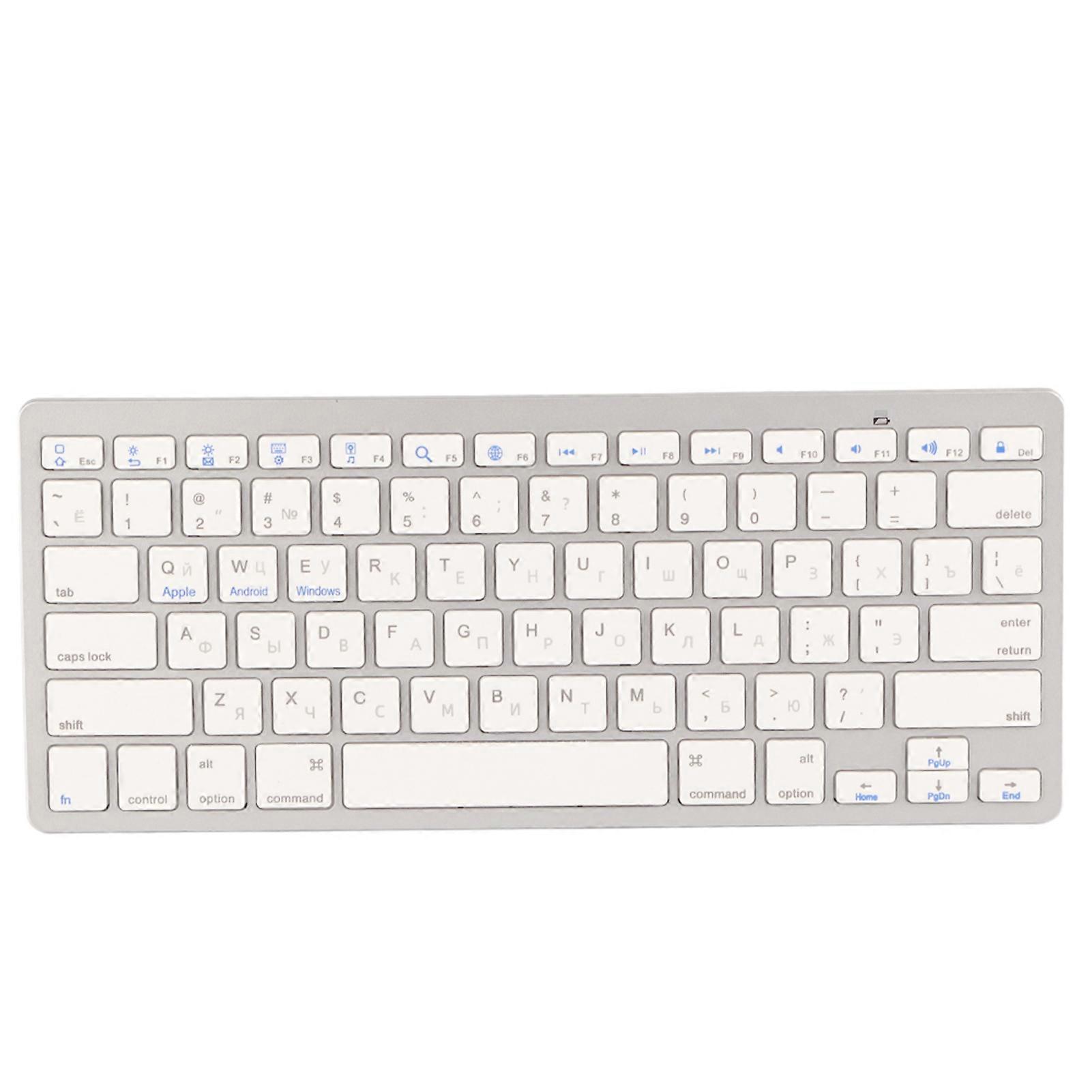 Multi Functional Ultra Thin Russian Wireless Bluetooth Keyboard For Apple Mac WindowS Android