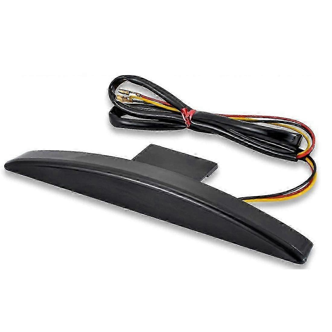 Lanterna traseira de motocicleta LED com luz de freio compatível com Harley-Breakout EFI FXSB CVO 2013-2017 (fumê)