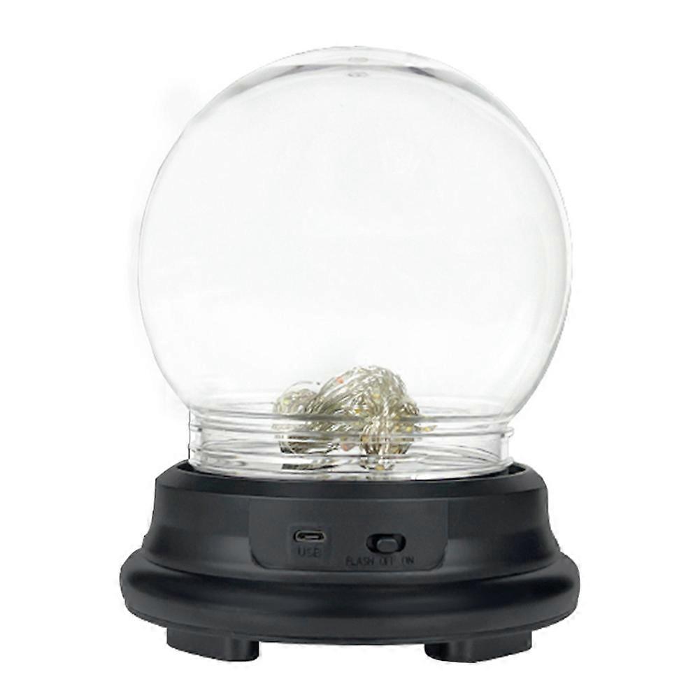 DIY Bulb Shape Nightlight with Light String Romantic Ambient Table Lamp Photo Taking Accessories