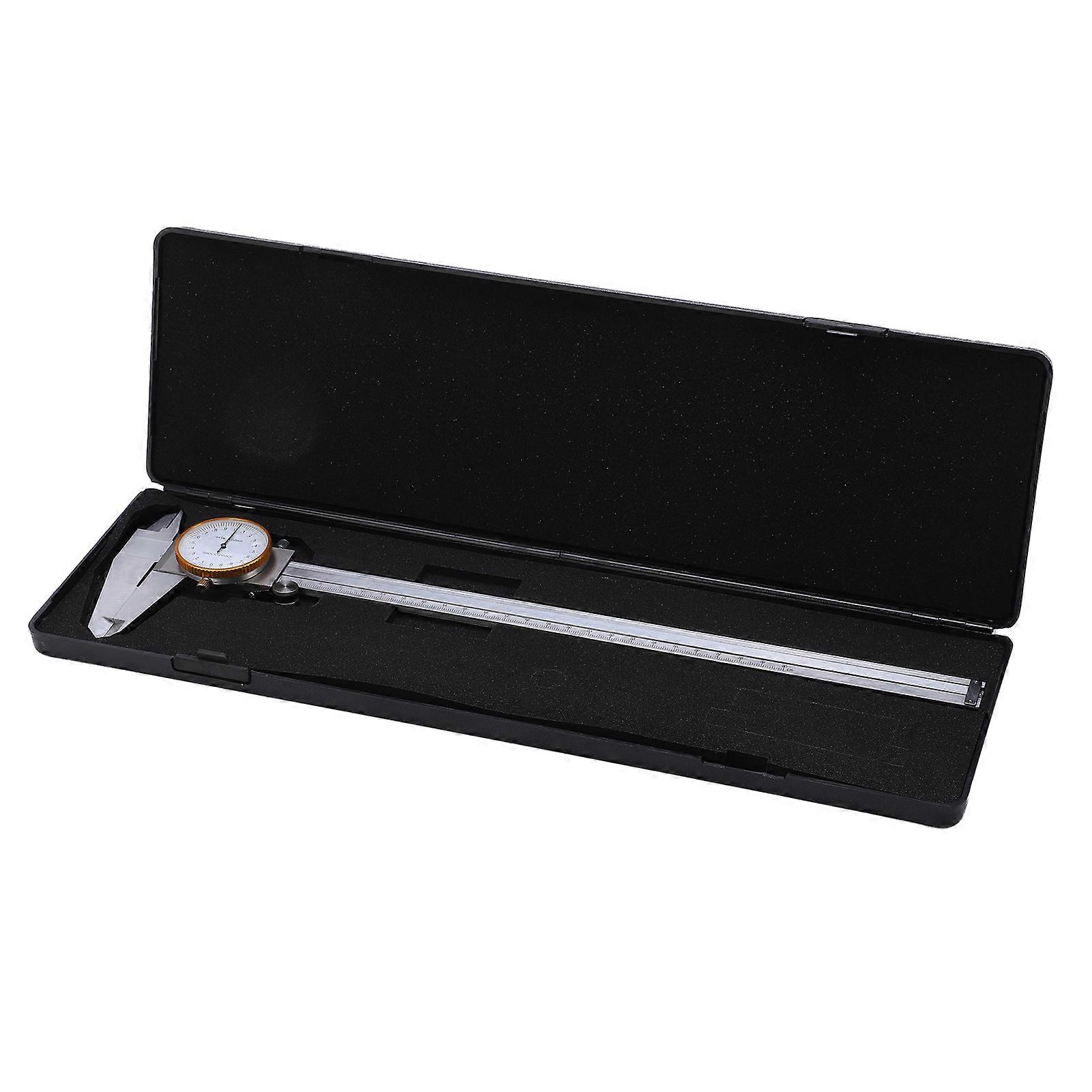 calibro a corsoio da 0 a 300 mm con righello di misurazione portatile in acciaio con quadrante trasparente 0,02 mm