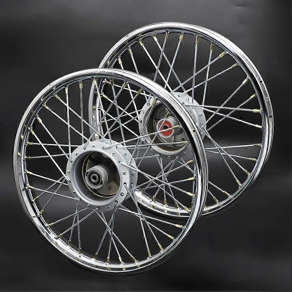 2PC Size 140 x 17 Front and Rear Wheels Rims Hub Spoke For Honda Trail C90 Cub 1993 - 2003 CT200 C50 C70 Wheel Rims Hub Spoke