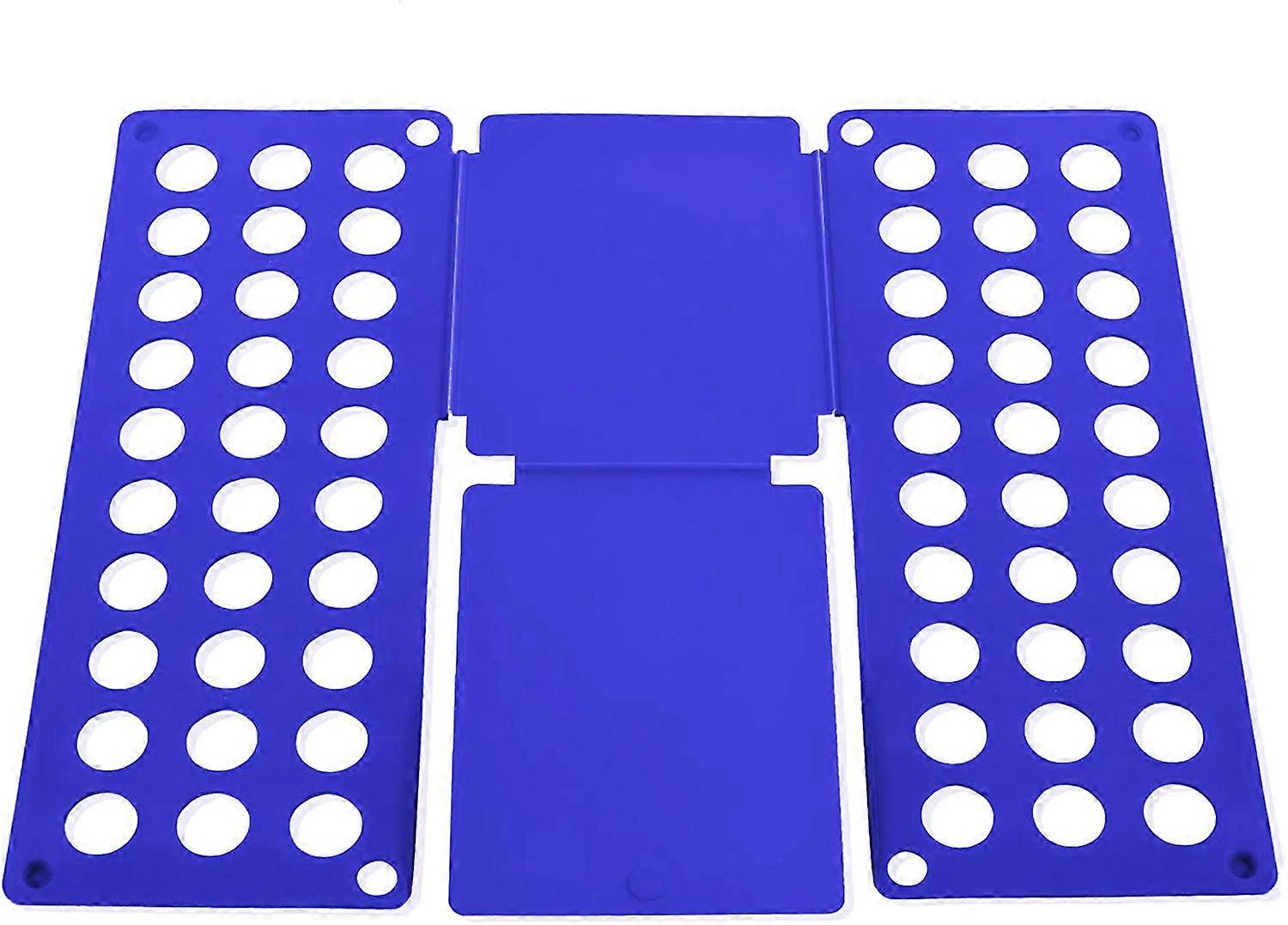 Barnas klesvask brettbrett, T skjorte folding board, hjelpemiddel for sammenleggbart tøyRoyal blå