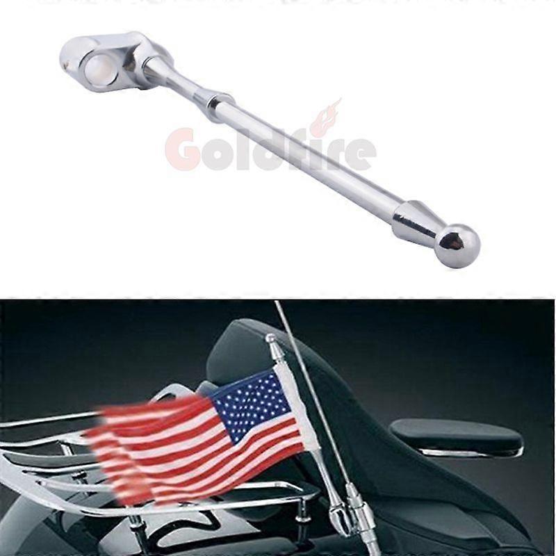 Portapacchi Verticale Artudatech Per Honda Goldwing GL1800 (2001-2012) Con Bandiera Americana