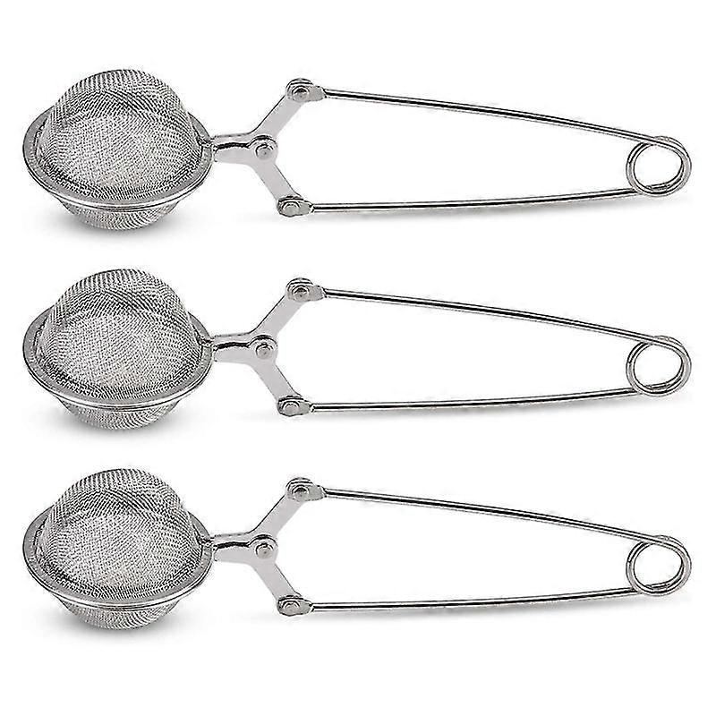 Tea Strainer, 3 Pack Premium Stainless Steel Tea Strainer With Handle For Loose Leaf Tea Fine Mesh