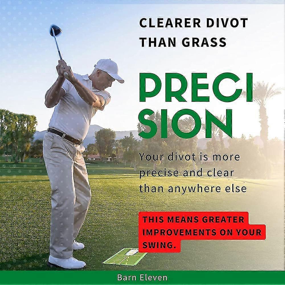 Golf Training Mat For Swing, Clearly Shows Impact Traces, Portable Training Mats For Backyards Swin - DD