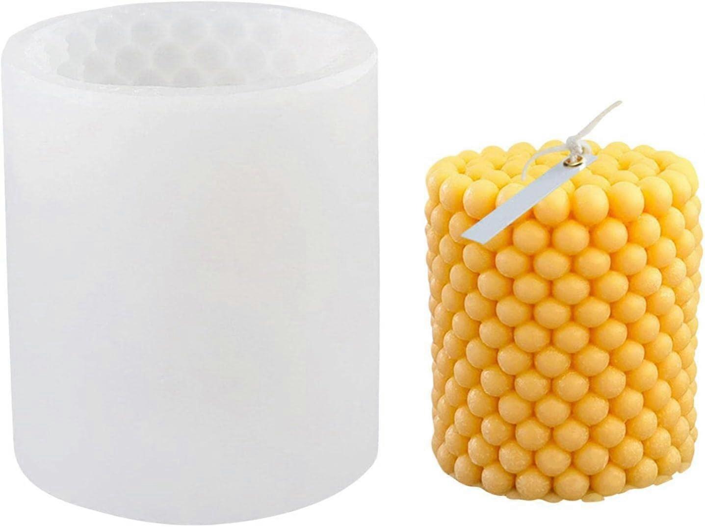 قالب شمعة سيليكون ، قالب شمعة 3D DIY ، قالب شمعة فقاعة ، قوالب شمعة مرنة متينة