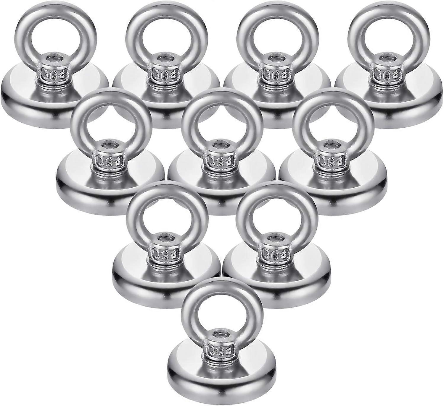 10PACK Pulling Force Magnetic Hooks and Fishing Magnets