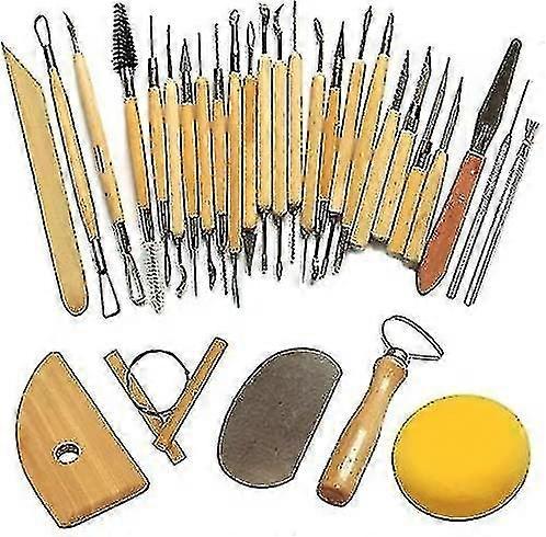 Pottery Tool Clay Sculpting Tools Chisel For Potter/ceramic Artist Kit 30 Pcs Rep