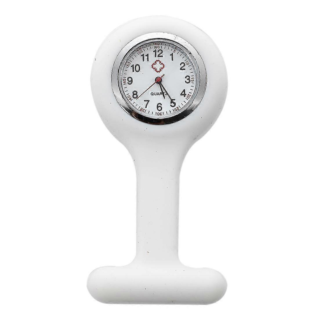 Silicone Gel Nurses Fob Watch (washable, Infection Freewhite