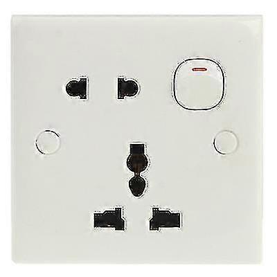Electric Wall Switch And Socket, Eu / Au / Us Plug Socket With 1 Switch