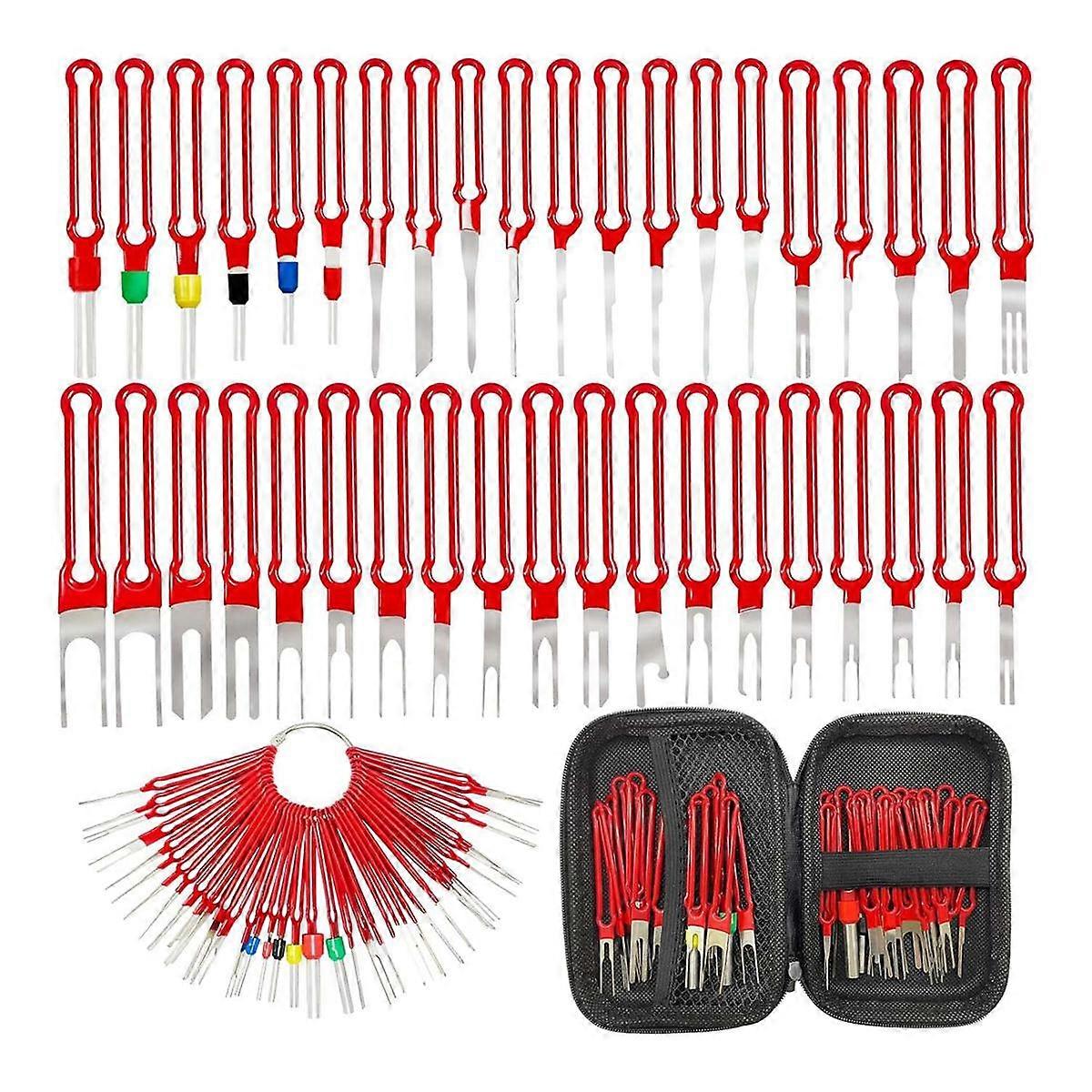 Terminal Removal Tool Kit 39 Pcs, Upgraded Pin Extractor Tool Wire Connector Electrical Pin Removal