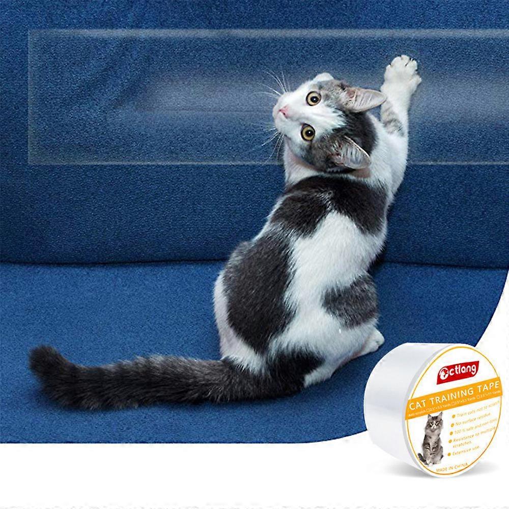 Anti-scratch Cat Tape Cat Scratch Deterrent Tape Clear Double-Sided Cat Training Tape