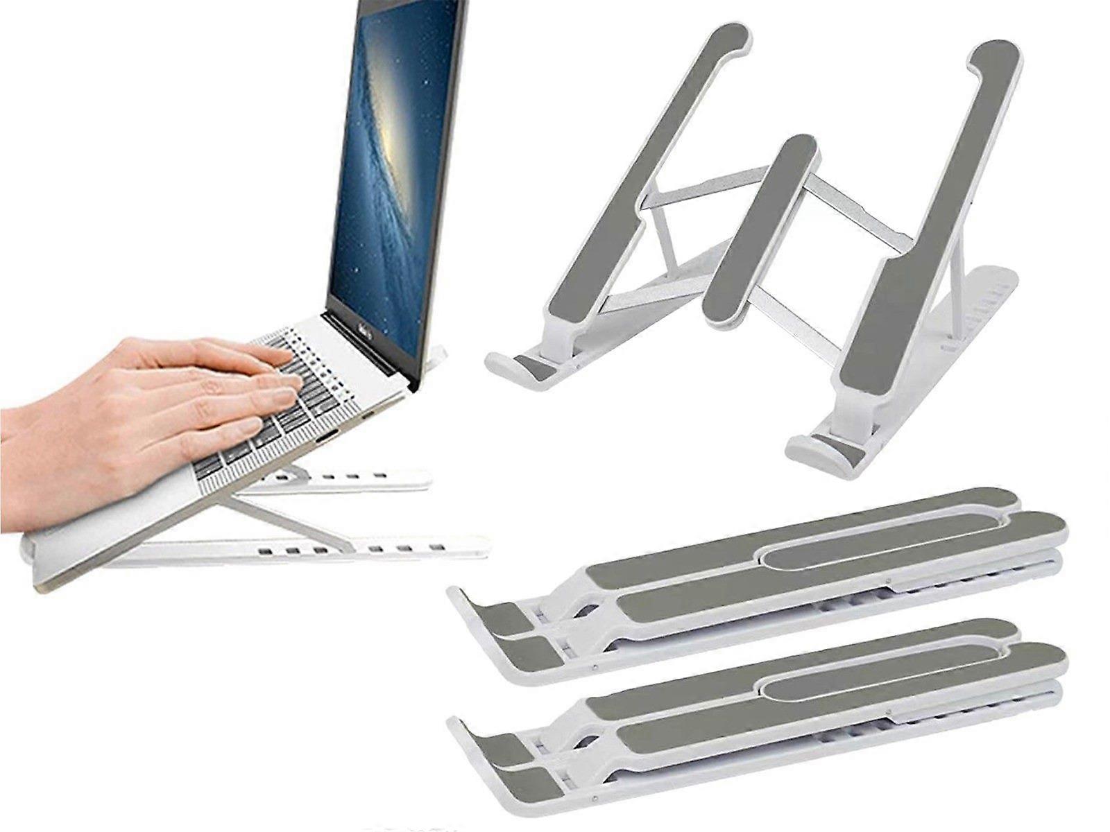 2PCS Foldable Tablet Holder Portable Laptop Stand Bracket Adjustable Laptop Riser