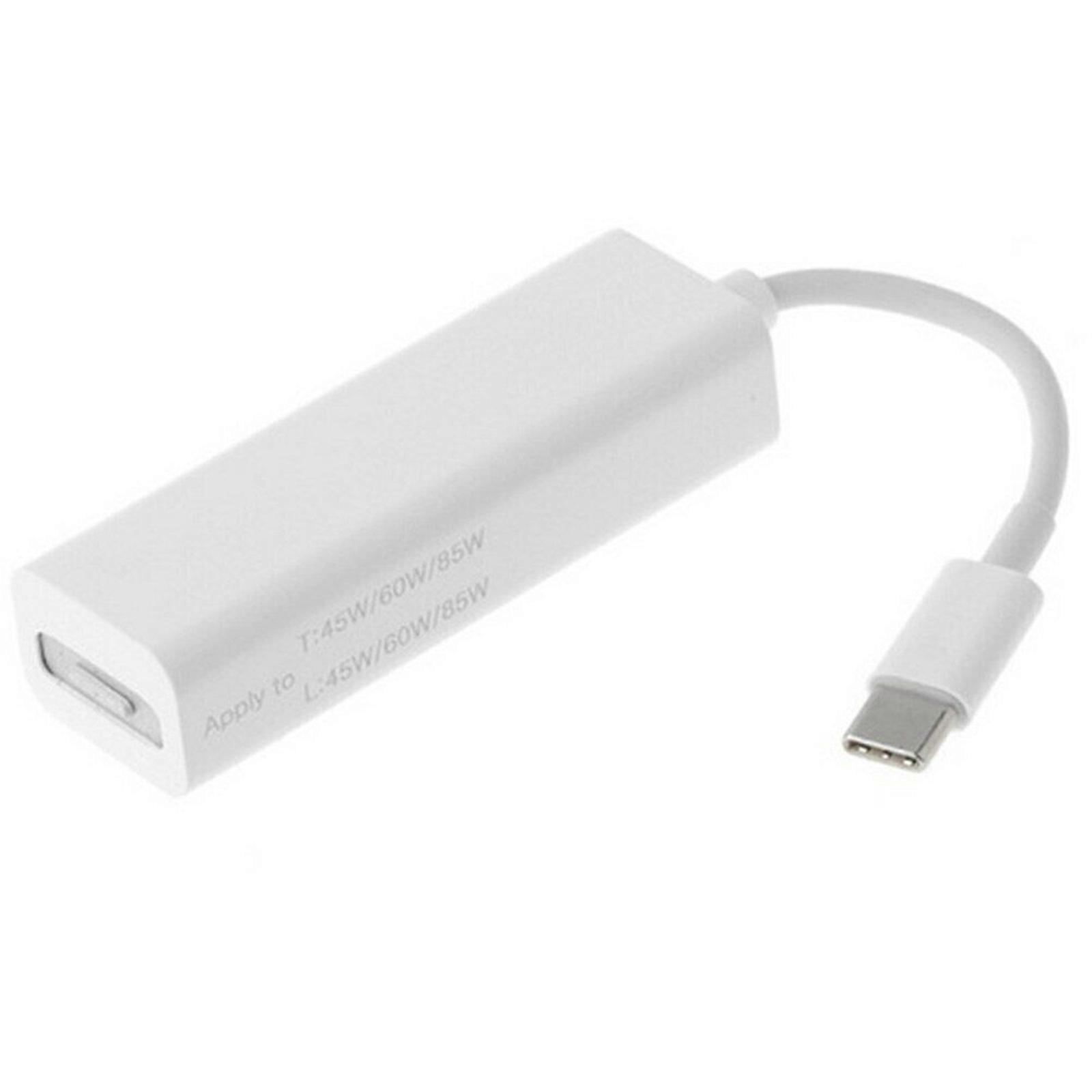 USB-C-MagSafe 2 -sovitinmuunnin, Type-C uros - MagSafe naaras MacBook-laturin uudelleenkäyttöön