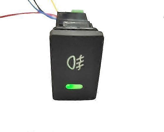 12V Push Button Switch with LED Background Indicator Lights for Car Dashboard