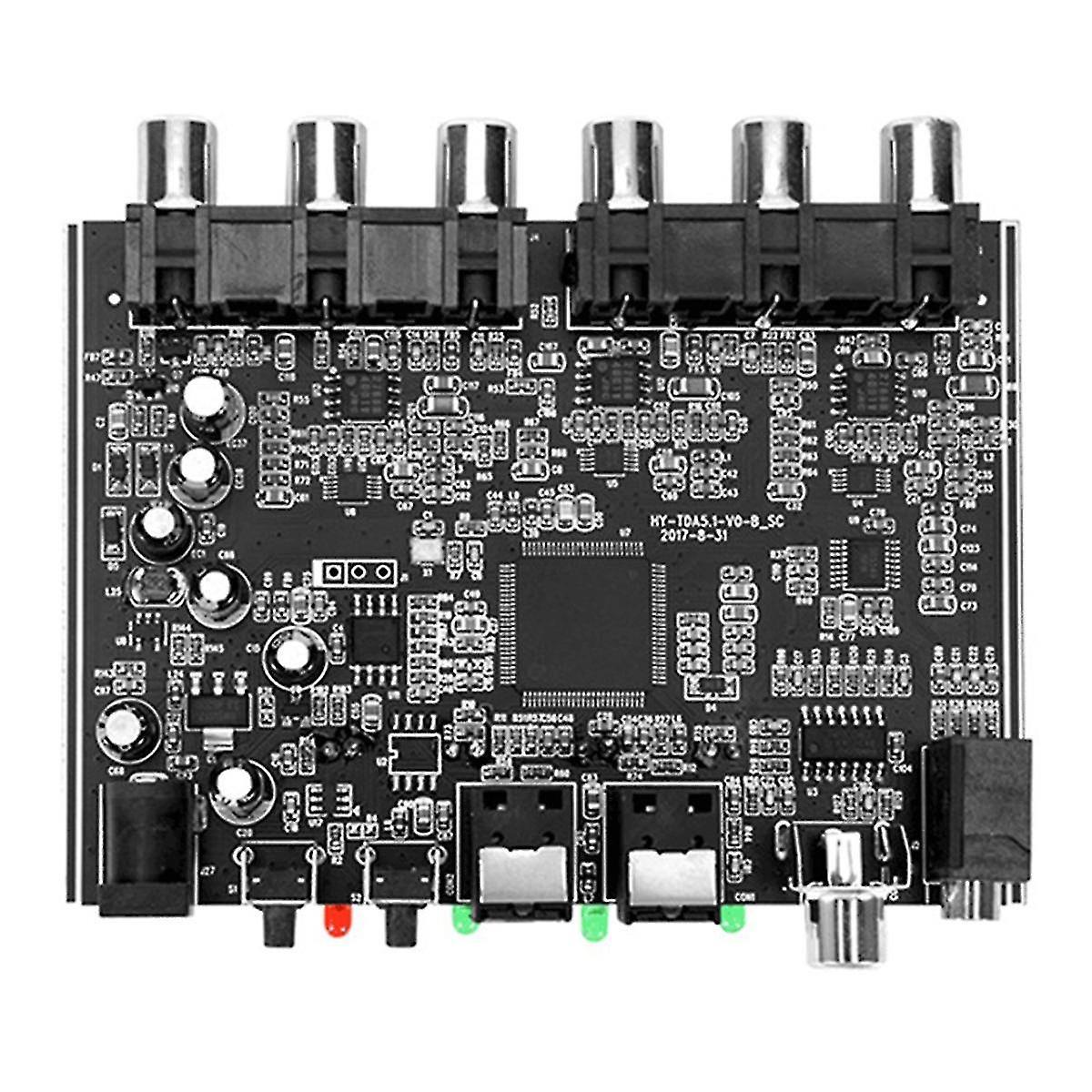 5.1 Channel Audio Decoder PCM Digital Optical Coaxial DTS RCA HiFi Stereo Audio Home Theater Decoder Board Amplifier