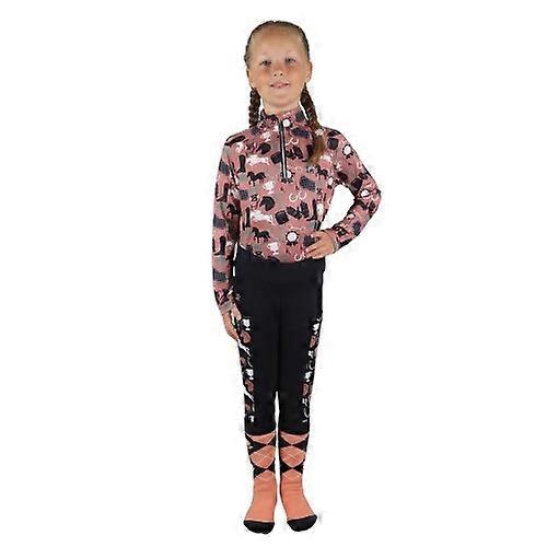 Little Rider Girls Pony Passion Base Layer Top