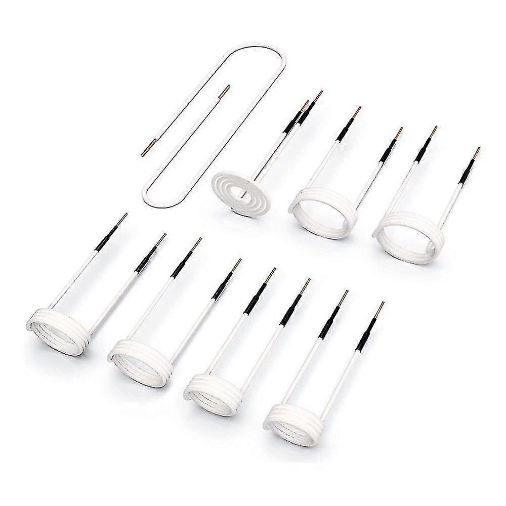 8pcs Most Used Induction Heater Coils With Varying Lengths Heat Tool