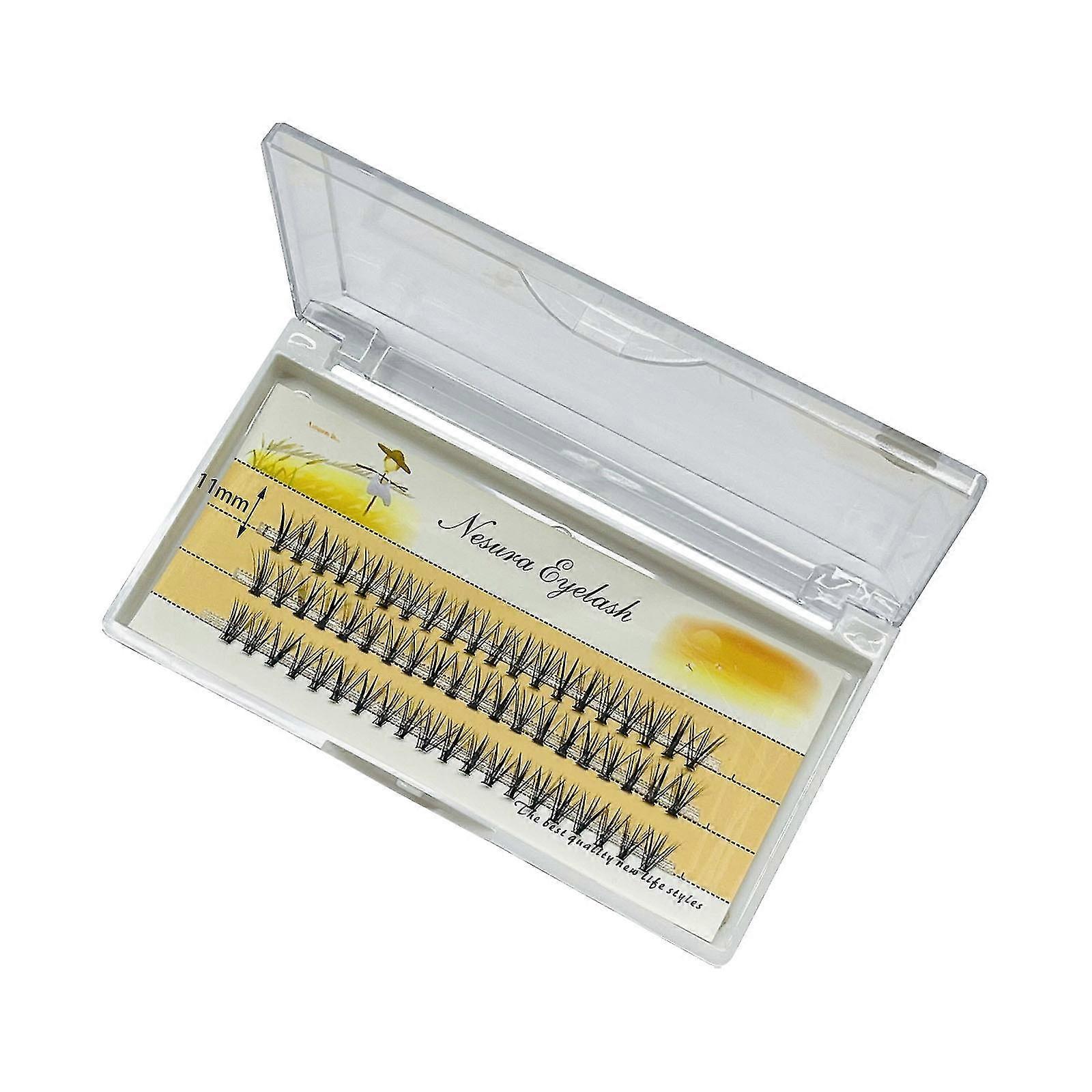 Segmented Black False Eyelashes Thick Cross-flowering False Eyelashes