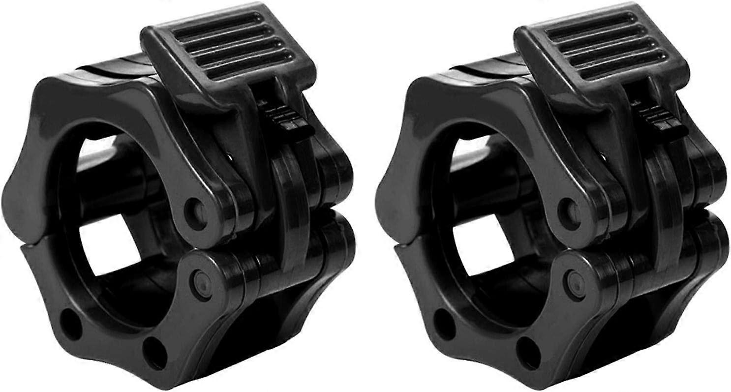 Locking Ring Locking Collar for Exercise Training Strength Training Quick Release 50mm Pack of 2Black