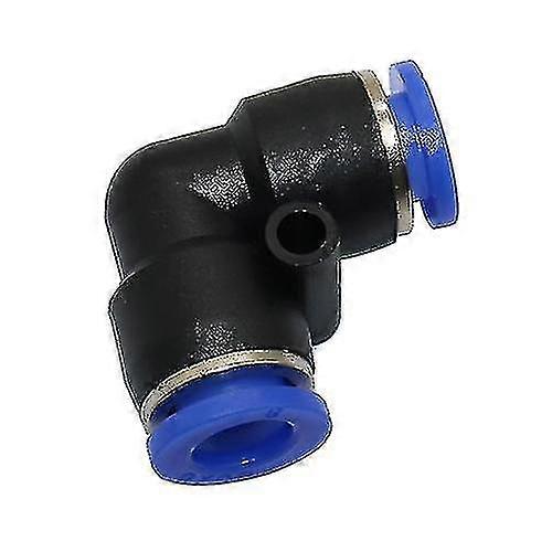 Slip Lock 10pcs 8mm Quick Straight Elbow Connectors Plastic