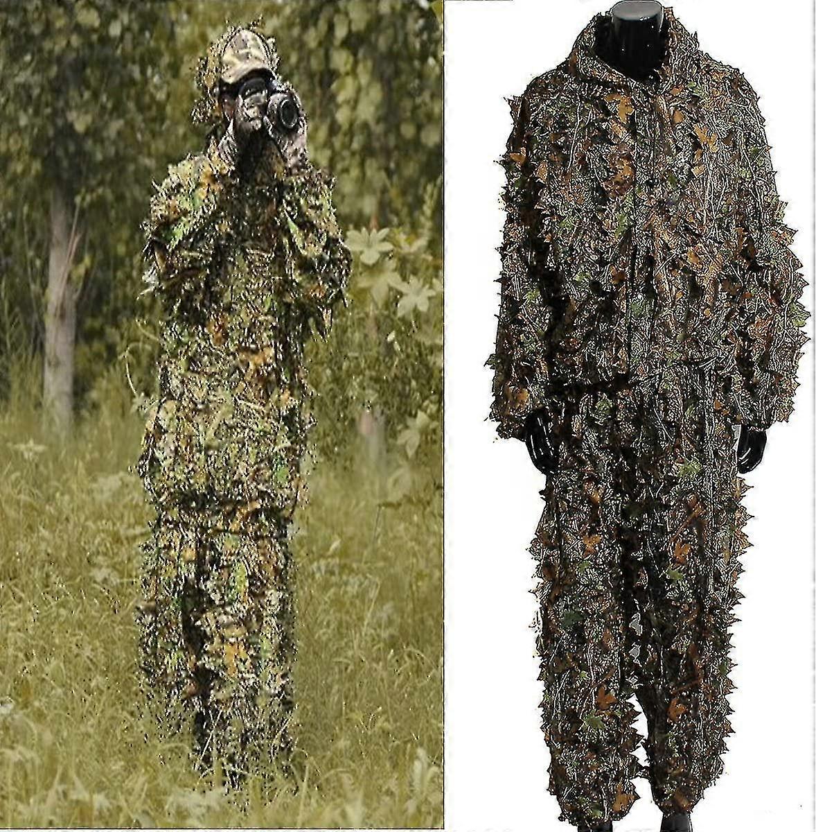 Camo Suit Ghillie Suit 3d Foliage Woodland Camo