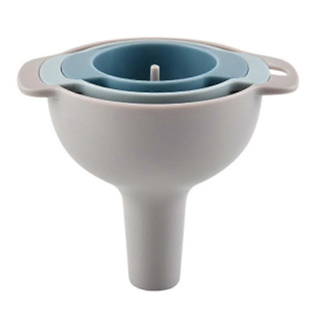 Kitchen Funnel Set Nested Funnels With Handle 4 Pack Plastic Funnels