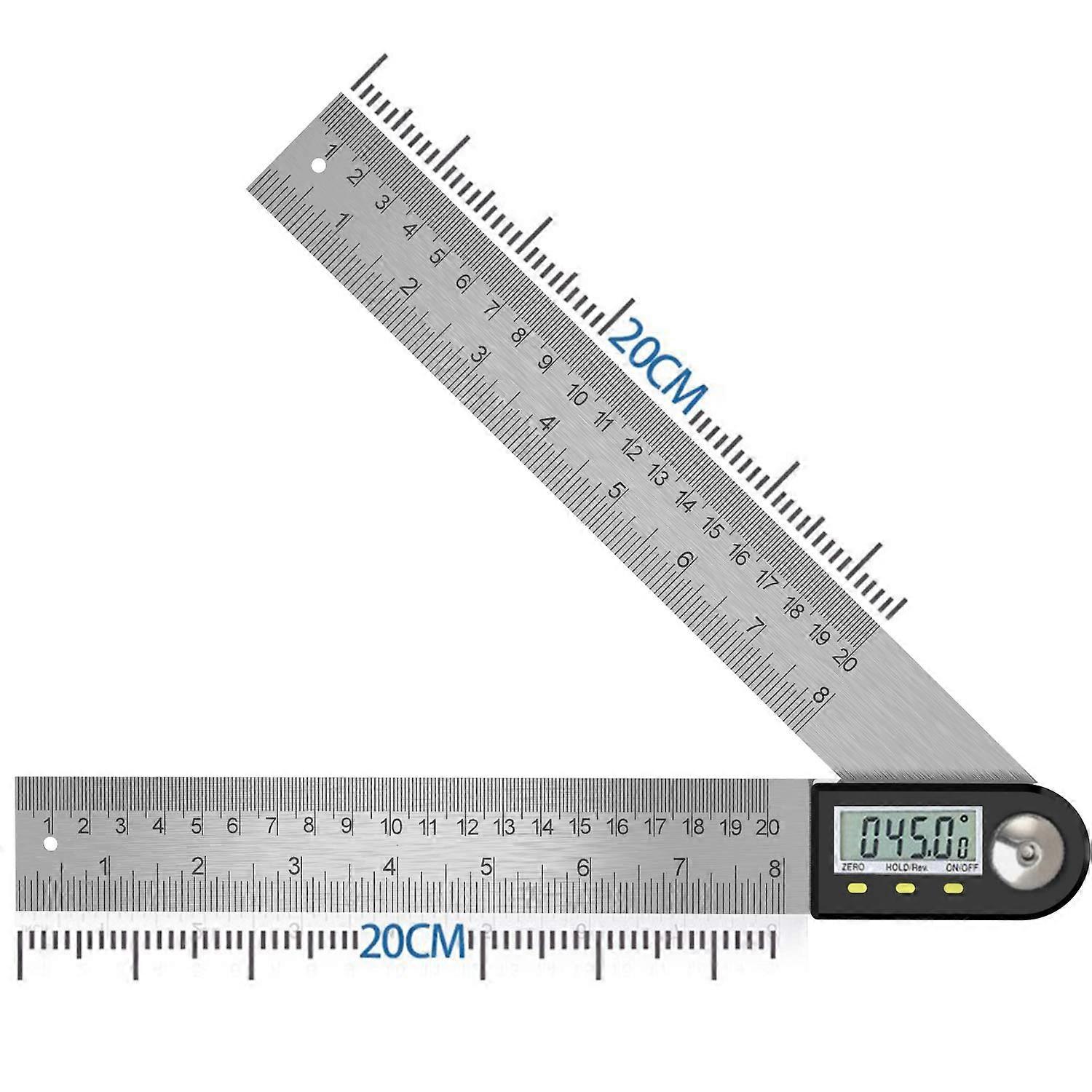 Digital Inclinometer Protractor Measuring Tool Ruler with LCD Display for Woodworking Construction Restoration.