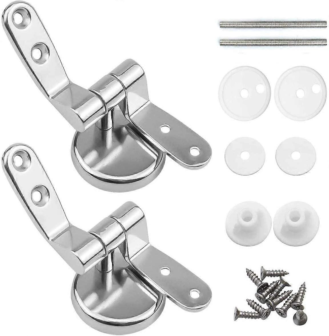 Toilet Seat Hinge, Set of 2 Replacement