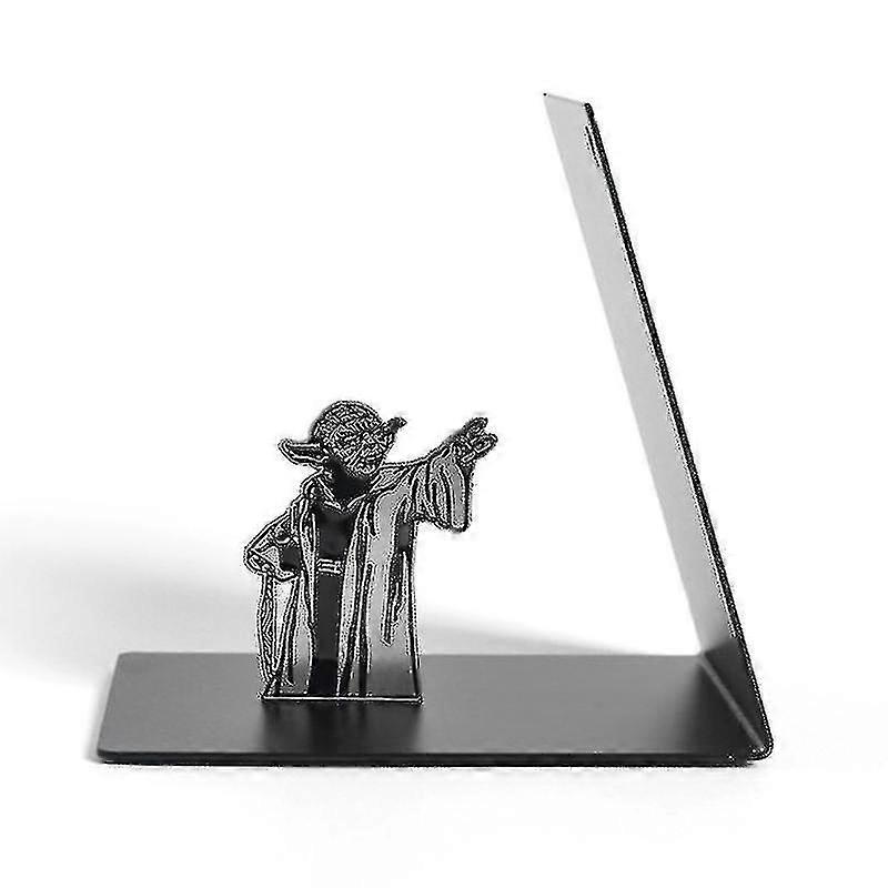 1 قطعة حرب النجوم ماستر يودا رف الكتب المعدنية رف الكتب أصحاب الكتب- FCY