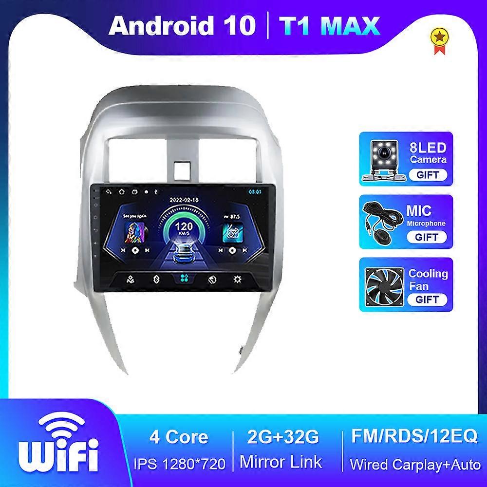 Car Radio For Nissan Almera Sunny 2014 - 2018 Multimedia Player 4G WIFI BT GPS Navigation Audio Video Stereo RDS 2 Din
