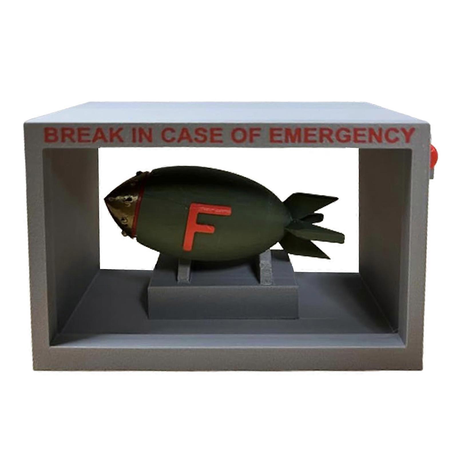 F-Bomb Figurine Realistic Plastic Bombs Home Office Desktop Decoration Break in Case of Emergency F-Bomb Jar Ornament Statue Sculpture