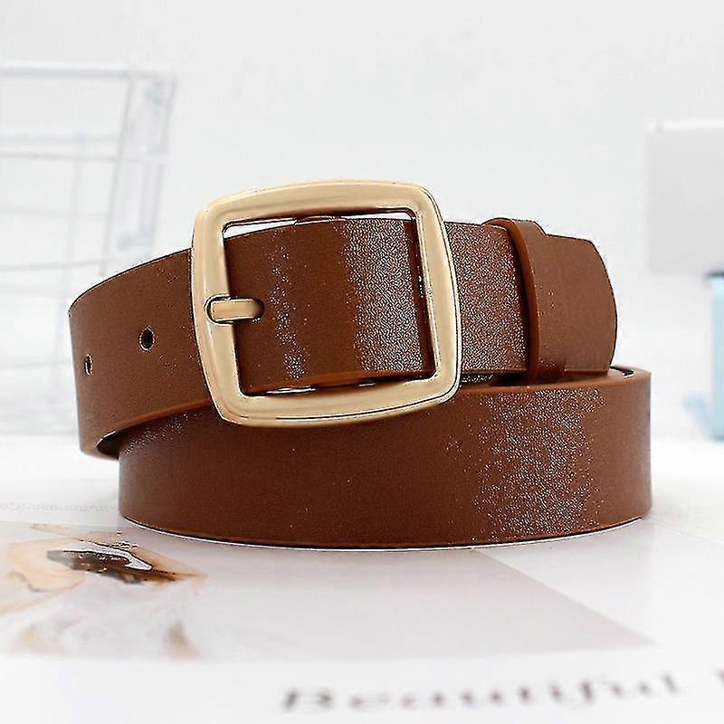 Decoración simple Jeans Cinturón Moda Cinturón Ancho Vestido Cadena